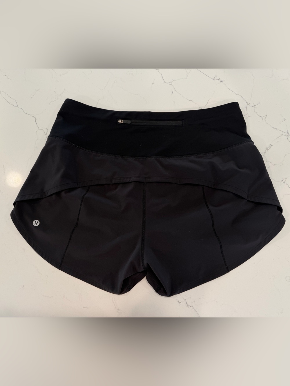 lululemon athletica Women’s Black Performance Running Shorts